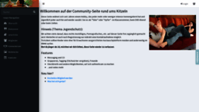 What Kitzelseite.de website looked like in 2023 (This year)