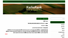 What Karkarank.co.il website looked like in 2023 (This year)