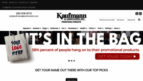 What Kaufmanninc.com website looked like in 2023 (This year)
