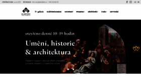 What Klasteryck.cz website looked like in 2023 (This year)
