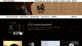 What Karl.coffee website looked like in 2023 (This year)