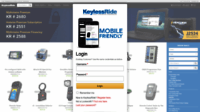 What Keylessride.com website looked like in 2023 (This year)