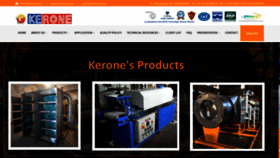 What Kerone.net website looked like in 2023 (This year)