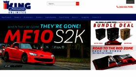 What Kingmotorsports.com website looked like in 2023 (This year)