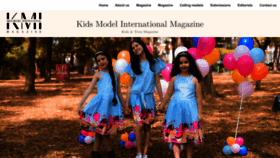 What Kidsmodelinternationalmagazine.com website looked like in 2023 (This year)