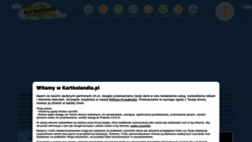 What Kartkolandia.pl website looked like in 2023 (This year)