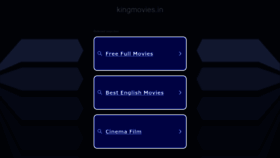 What Kingmovies.in website looked like in 2023 (This year)