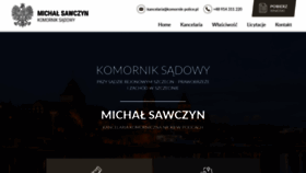 What Komornik-police.pl website looked like in 2023 (This year)