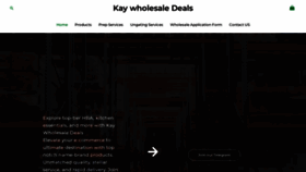 What Kaywholesaledeals.com website looked like in 2023 (This year)