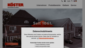 What Koester-heide.de website looked like in 2023 (This year)