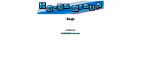 What Ko.gs website looked like in 2023 (This year)