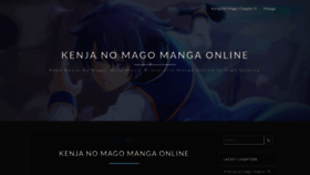 What Kenja-no-mago.com website looked like in 2023 (This year)