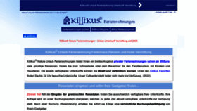 What Killikus-ferienwohnungen.de website looked like in 2023 (This year)