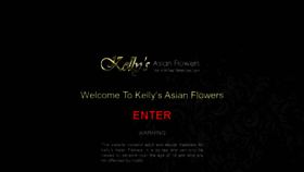 What Kellysasianflowers.com.au website looked like in 2023 (This year)