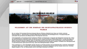 What Kanzlei-busenius.de website looked like in 2023 (This year)
