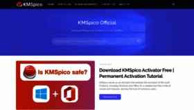 What Kmspico-official.com website looked like in 2023 (This year)