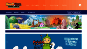 What Kamisama.com.br website looked like in 2023 (This year)