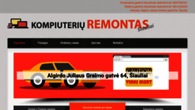 What Kompiuteriaidalys.lt website looked like in 2023 (This year)