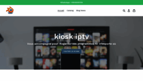 What Kioskiptv.com website looked like in 2023 (This year)