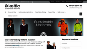 What Kelticclothing.co.uk website looked like in 2023 (This year)