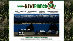 What Kiwiplanet.co.nz website looked like in 2023 (This year)