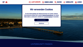 What Kuehlungsbornzimmervermittlung.de website looked like in 2023 (This year)