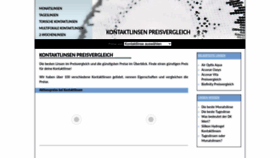 What Kontaktlinsen-vergleichen.de website looked like in 2023 (This year)