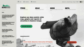 What Kivusecurity.org website looked like in 2023 (This year)