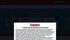 What Kisseo.it website looked like in 2023 (This year)