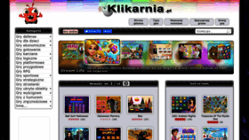 What Klikarnia.pl website looked like in 2023 (This year)