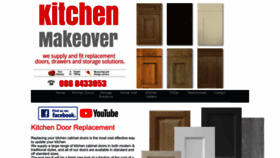 What Kitchenmakeover.ie website looked like in 2023 (This year)