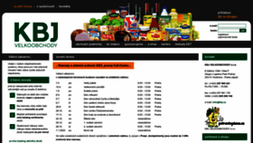 What Kbj.cz website looked like in 2023 (1 year ago)