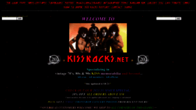 What Kissrocks.net website looked like in 2023 (This year)