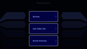 What Kissanime.to website looked like in 2023 (This year)