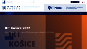 What Kosiceitvalley.sk website looked like in 2023 (This year)