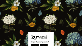What Kurvana.com website looked like in 2023 (This year)