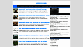 What Kajianmuslim.net website looked like in 2023 (This year)