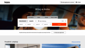 What Kazo.pl website looked like in 2023 (2 years ago)