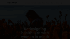 What Kearney.com website looked like in 2024 (1 year ago)
