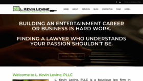 What Kevinlevine.com website looks like in 2024 