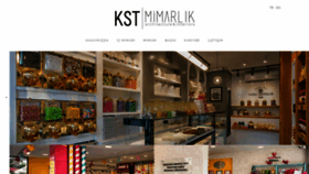 What Kstmimarlik.com website looks like in 2024 