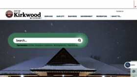 What Kirkwoodmo.org website looks like in 2024 
