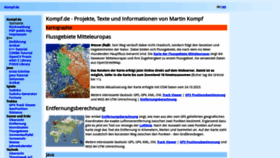 What Kompf.de website looks like in 2024 