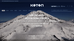 What Koton.com.tr website looks like in 2024 