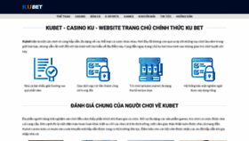 What Kubet.market website looks like in 2024 