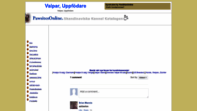 What Kennelkatalogen.se website looks like in 2024 