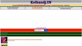What Kolhandj.in website looks like in 2024 