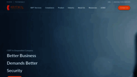What Kratikal.com website looks like in 2024 