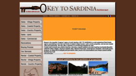 What Keytosardinia.com website looks like in 2024 