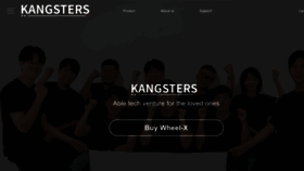 What Kangsters-crew.com website looks like in 2024 